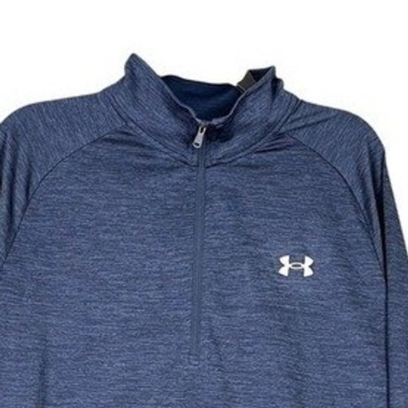 Under Armour Shirt Mens L 1/4 Zip Long Sleeve Training Activewear Workout Gym
